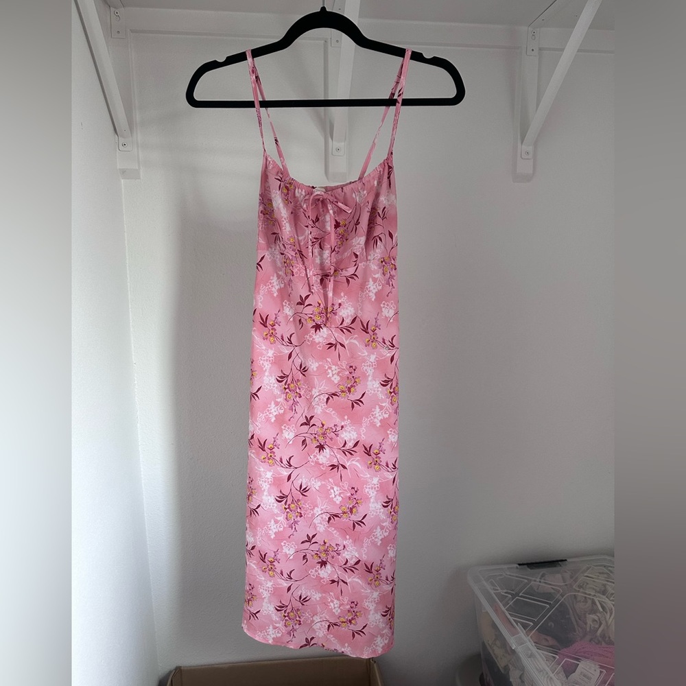 Vintage Floral Tank Top Dress